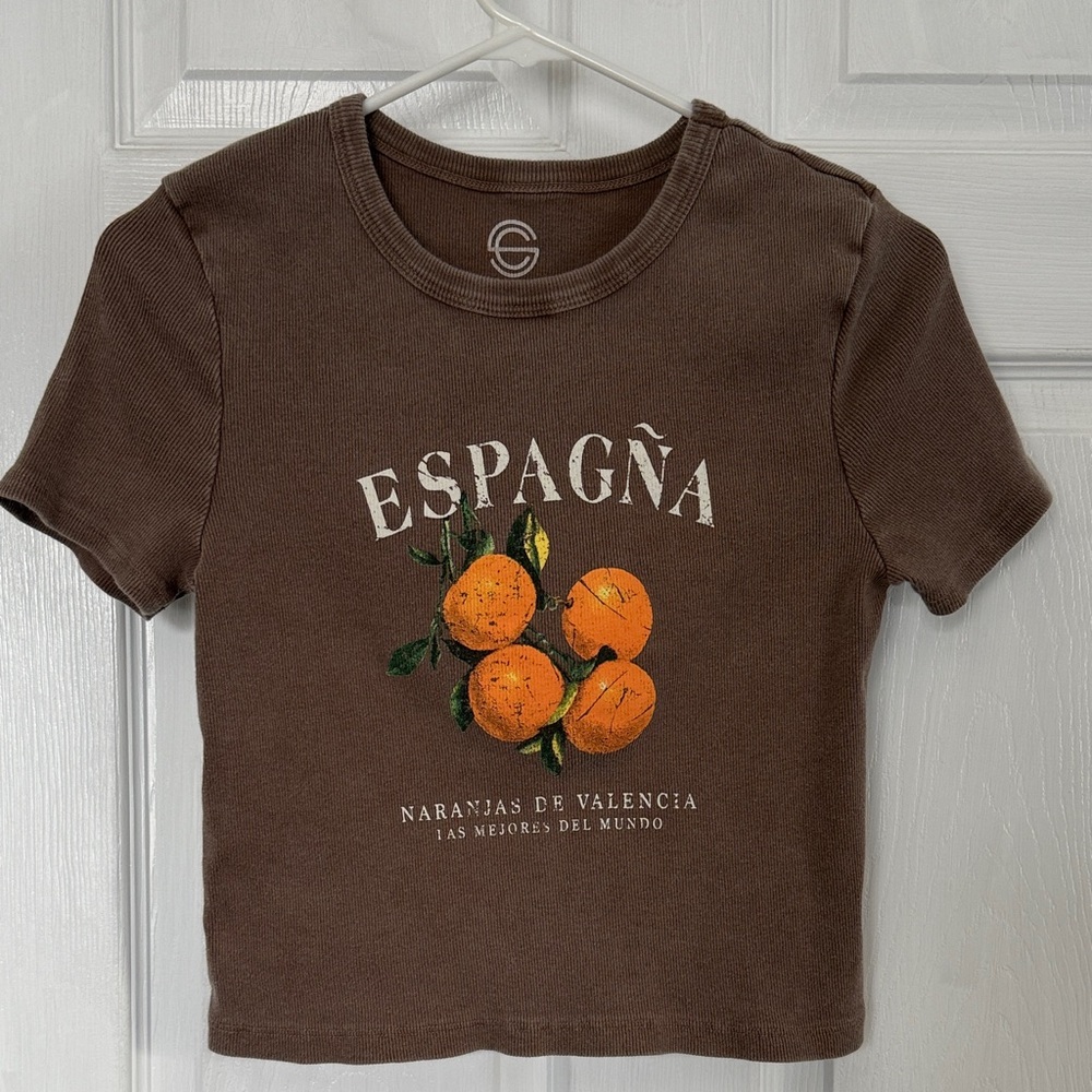 Social Culture Fitted Cotton Tee